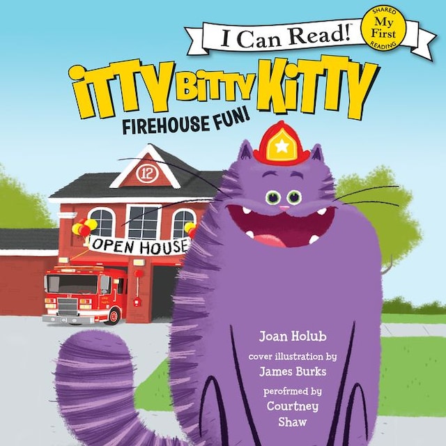 Book cover for Itty Bitty Kitty: Firehouse Fun