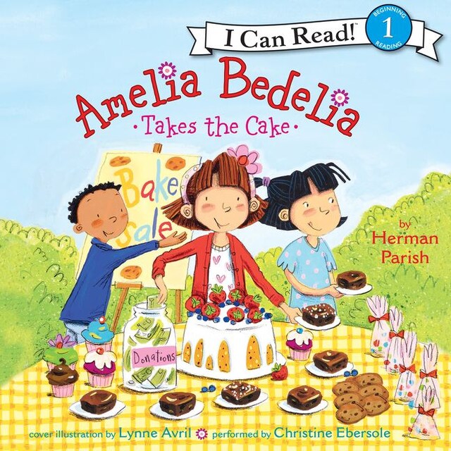 Kirjankansi teokselle Amelia Bedelia Takes the Cake