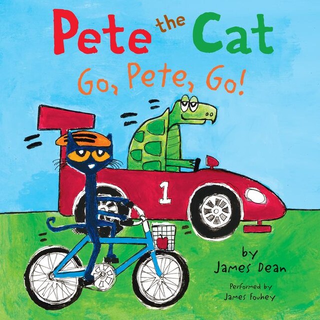 Okładka książki dla Pete the Cat: Go, Pete, Go!