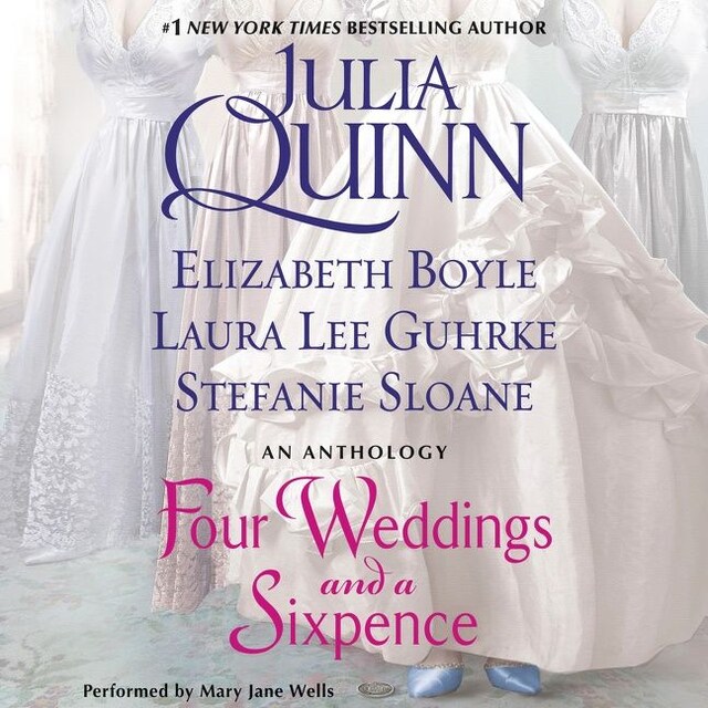 Buchcover für Four Weddings and a Sixpence