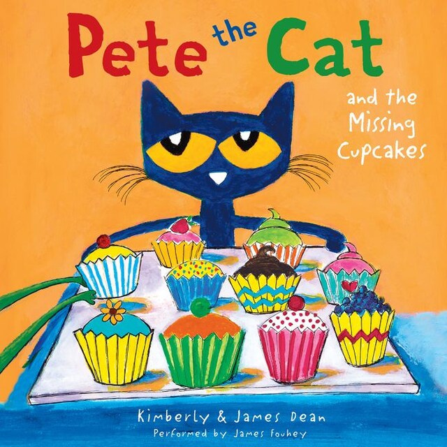 Book cover for Pete the Cat and the Missing Cupcakes
