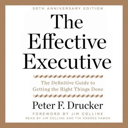 The Effective Executive bookCoverFor