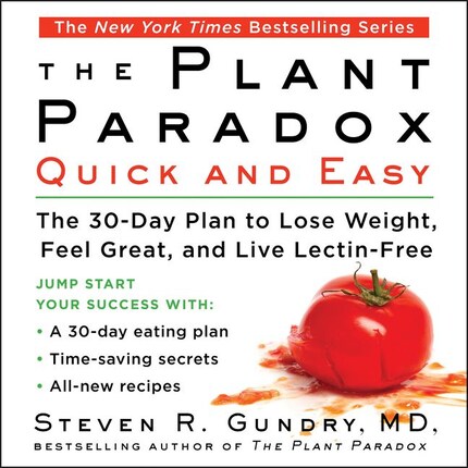 The Plant Paradox Quick and Easy bookCoverFor
