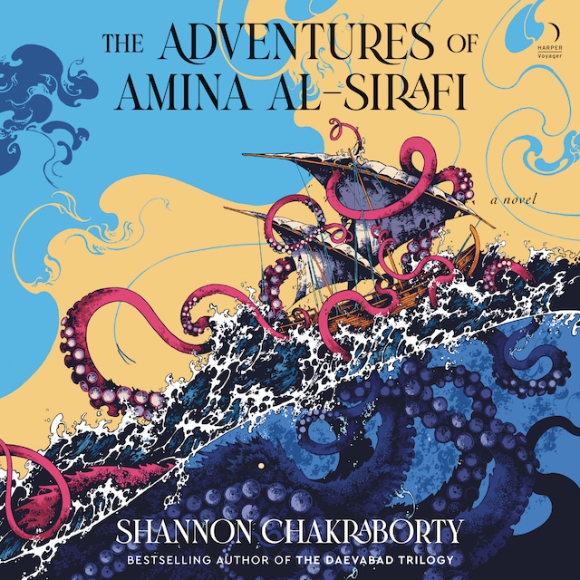 Kirjankansi teokselle The Adventures of Amina al-Sirafi