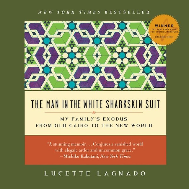 Book cover for The Man in the White Sharkskin Suit