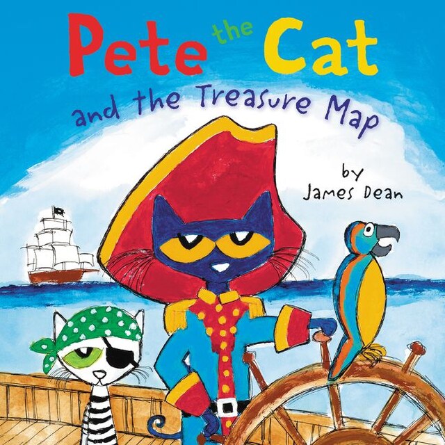 Okładka książki dla Pete the Cat and the Treasure Map