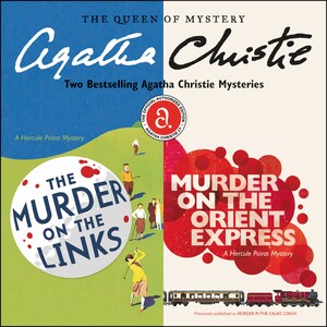 The Murder on the Links & Murder on the Orient Express bookCoverFor