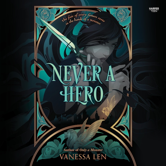 Book cover for Never a Hero