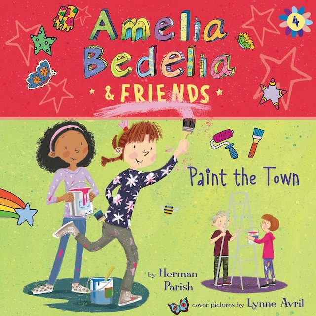 Book cover for Amelia Bedelia & Friends #4: Amelia Bedelia & Friends Paint the Town
