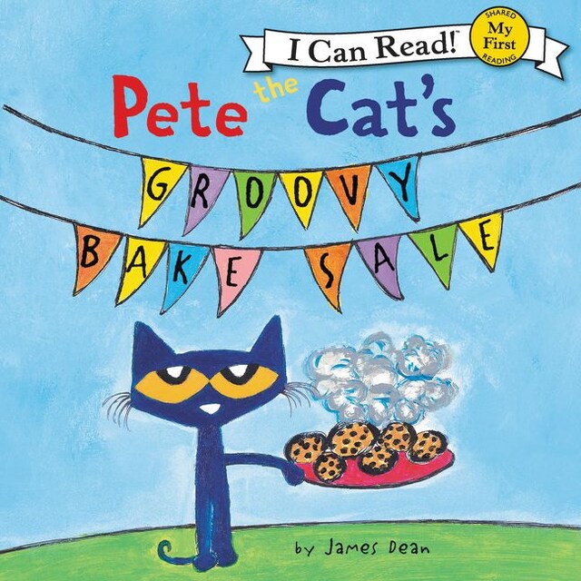 Book cover for Pete the Cat's Groovy Bake Sale