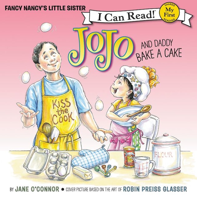 Book cover for Fancy Nancy: JoJo and Daddy Bake a Cake