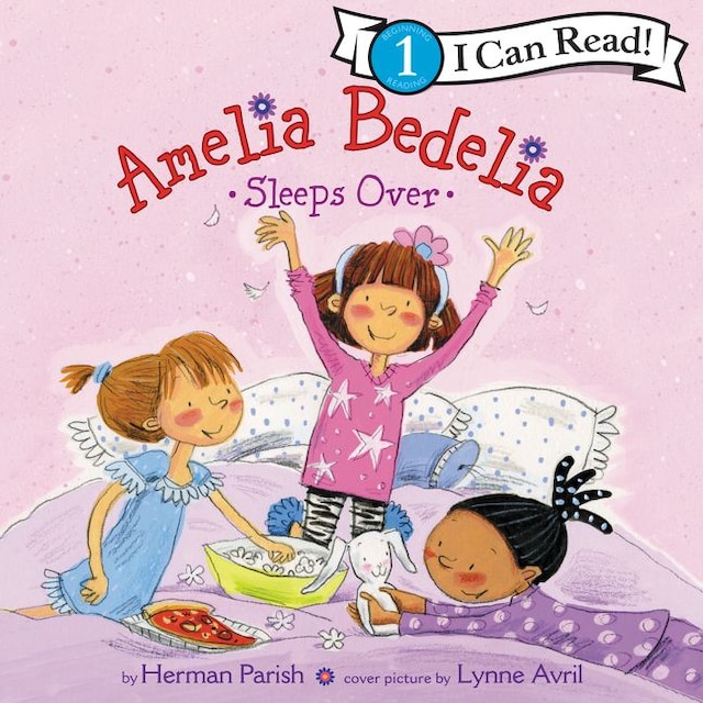 Book cover for Amelia Bedelia Sleeps Over