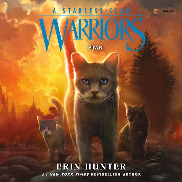 Couverture de livre pour Warriors: A Starless Clan #6: Star