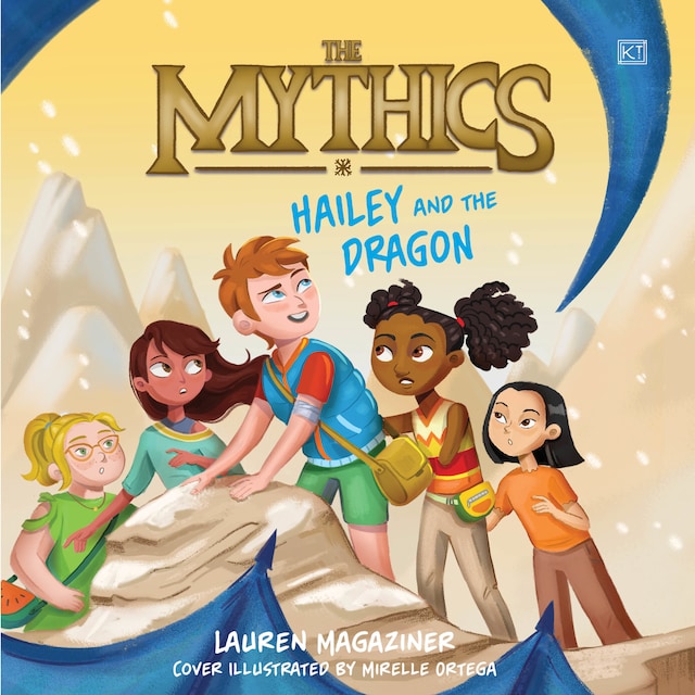 Boekomslag van The Mythics #2: Hailey and the Dragon