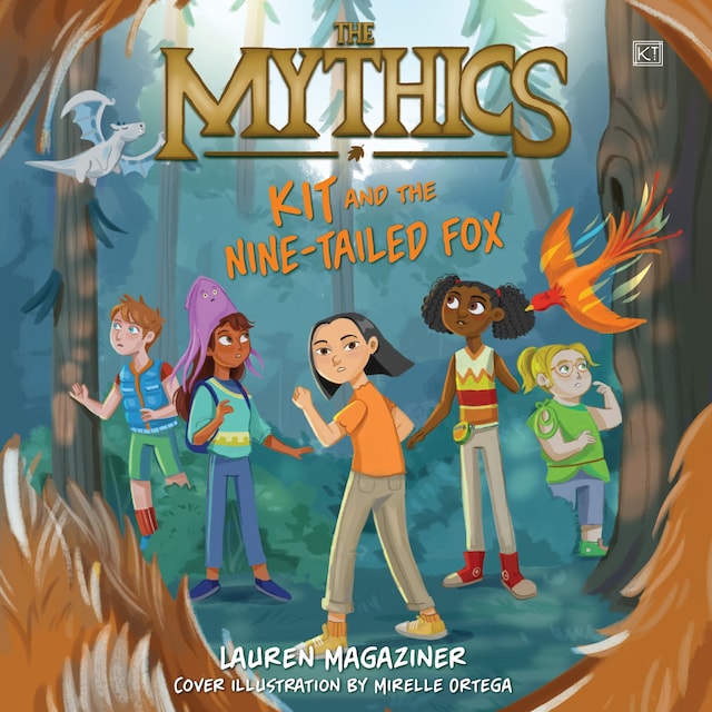 Boekomslag van The Mythics #3: Kit and the Nine-Tailed Fox