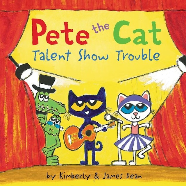 Portada de libro para Pete the Cat: Talent Show Trouble