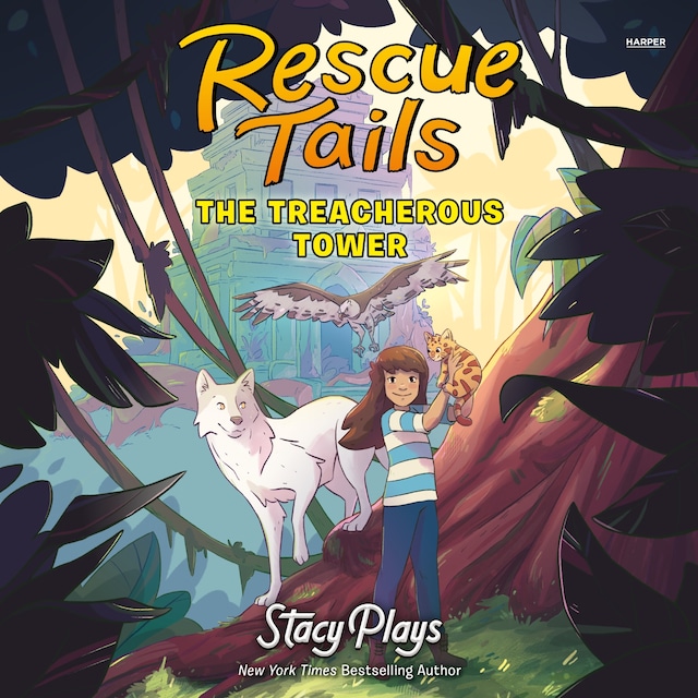 Portada de libro para Rescue Tails: The Treacherous Tower