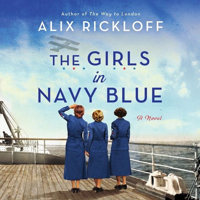 Book cover for The Girls in Navy Blue