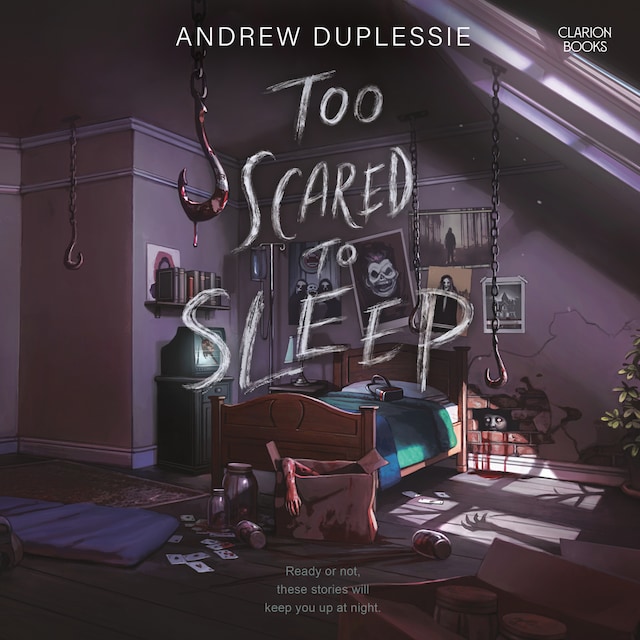 Book cover for Too Scared to Sleep