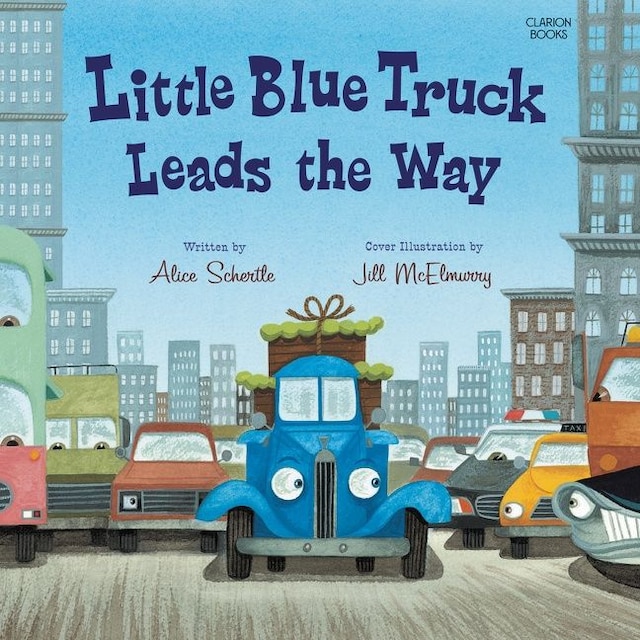 Kirjankansi teokselle Little Blue Truck Leads the Way