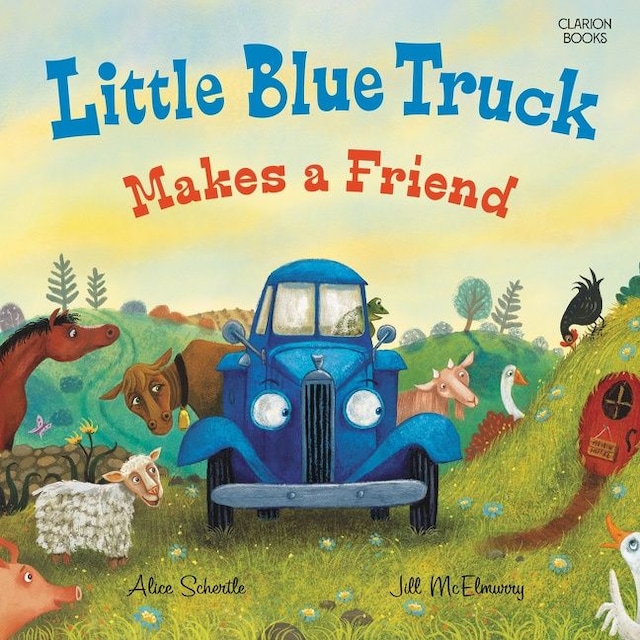 Portada de libro para Little Blue Truck Makes a Friend