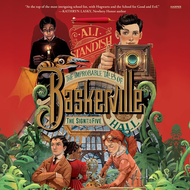 Boekomslag van The Improbable Tales of Baskerville Hall Book 2: The Sign of the Fiv