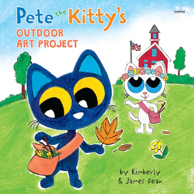Boekomslag van Pete the Kitty's Outdoor Art Project