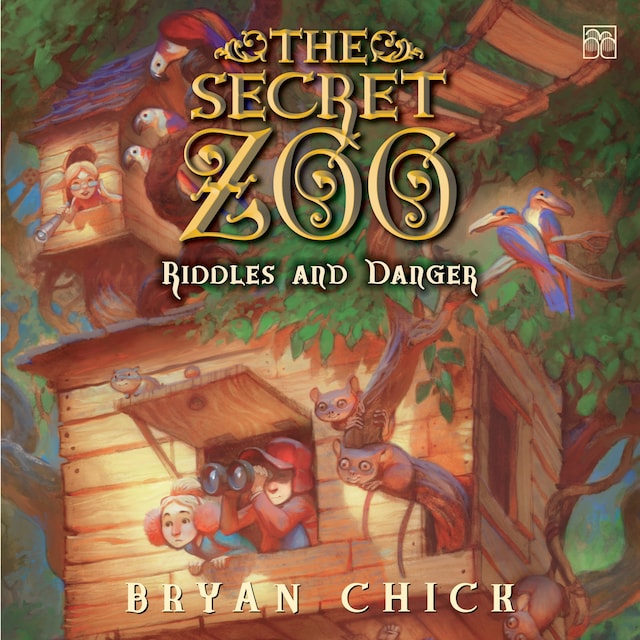 Book cover for The Secret Zoo: Riddles and Danger