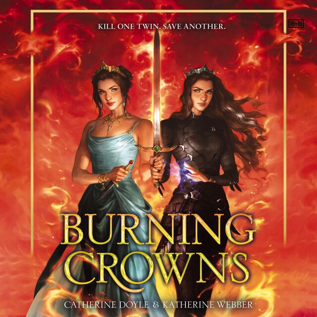 Kirjankansi teokselle Burning Crowns