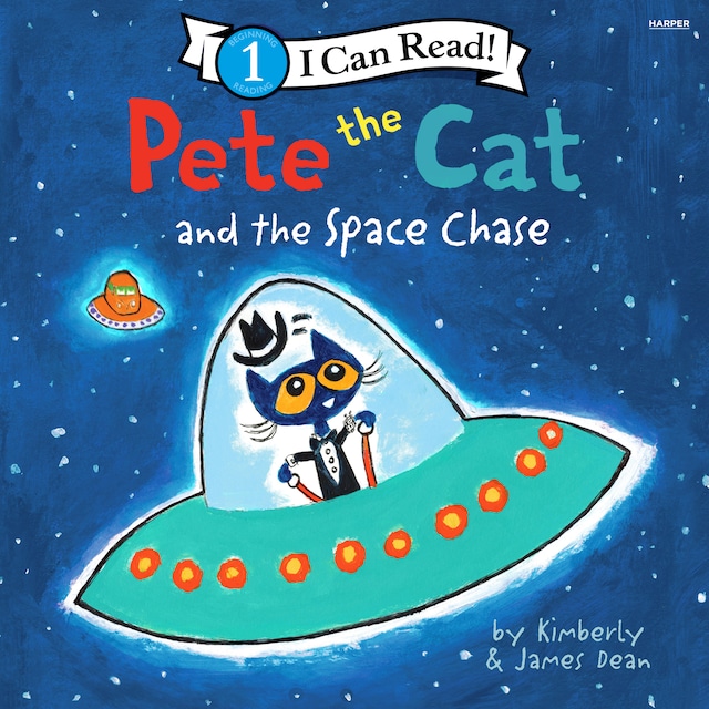 Portada de libro para Pete the Cat and the Space Chase
