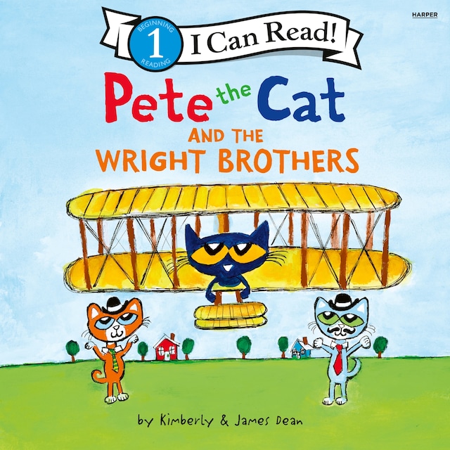 Book cover for Pete the Cat and the Wright Brothers