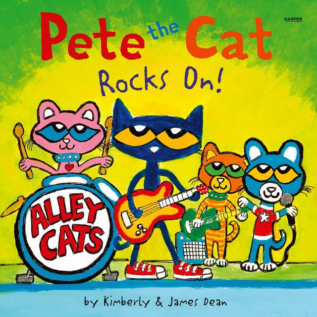 Kirjankansi teokselle Pete the Cat Rocks On!