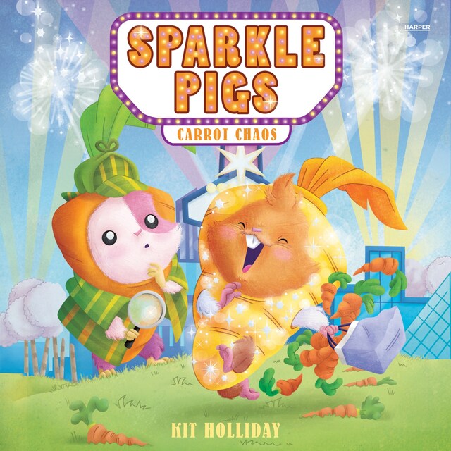 Book cover for Sparkle Pigs #1: Carrot Chaos