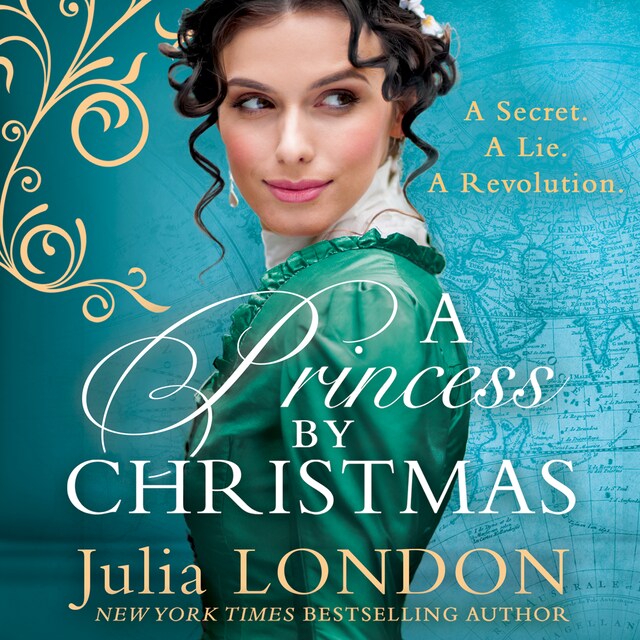 Book cover for A Princess By Christmas