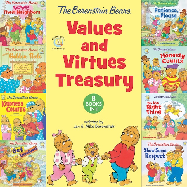 Boekomslag van The Berenstain Bears Values and Virtues Treasury