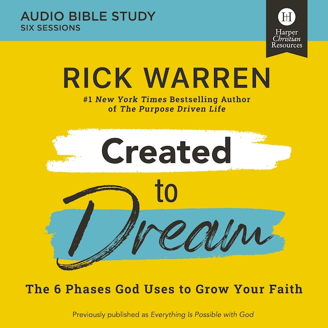 Book cover for Created to Dream: Audio Bible Studies