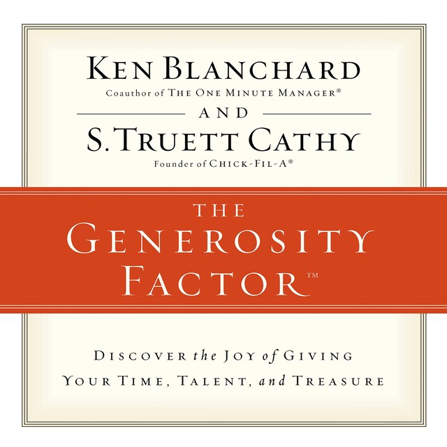 Copertina del libro per The Generosity Factor