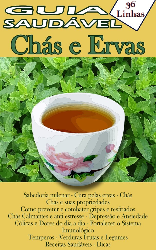 Portada de libro para Guia 36 - Vida Saudável - Chás e Ervas