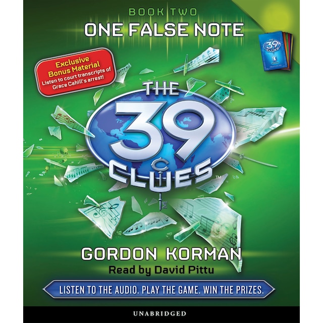 Book cover for One False Note - The 39 Clues, Book 2 (Unabridged)