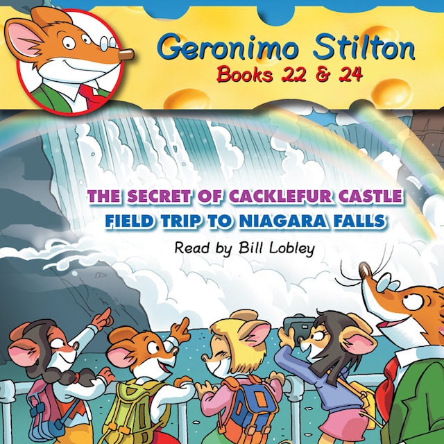 Boekomslag van The Secret of Cacklefur Castle / Field Trip to Niagara Falls - Geronimo Stilton, Books 22 & 24 (Unabridged)
