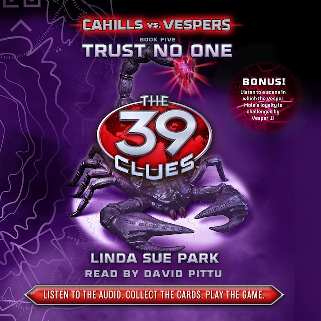 Boekomslag van Trust No One - The 39 Clues: Cahills vs. Vespers, Book 5 (Unabridged)