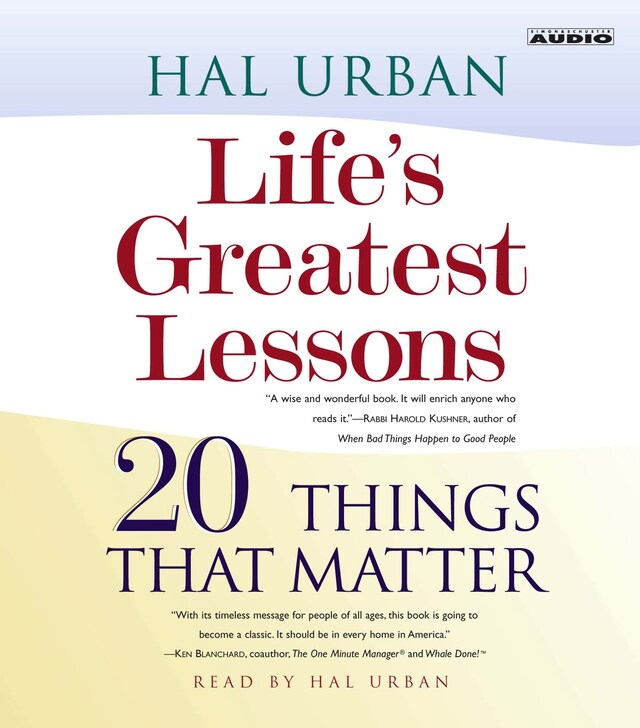 Book cover for Life's Greatest Lessons