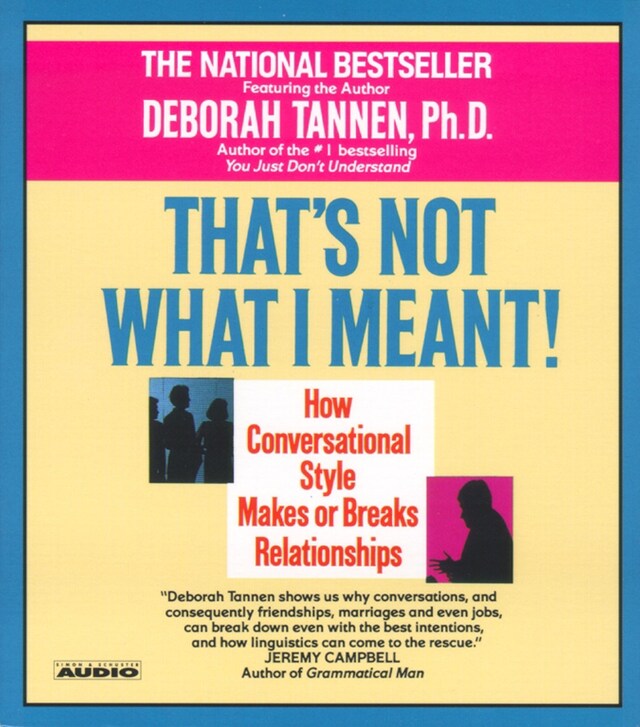 Portada de libro para That's Not What I Meant