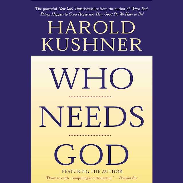 Book cover for Who Needs God?