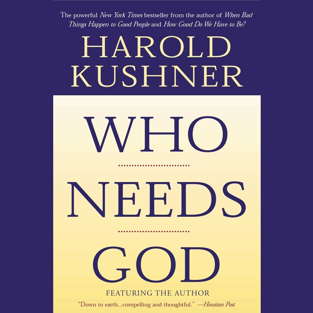 Book cover for Who Needs God?