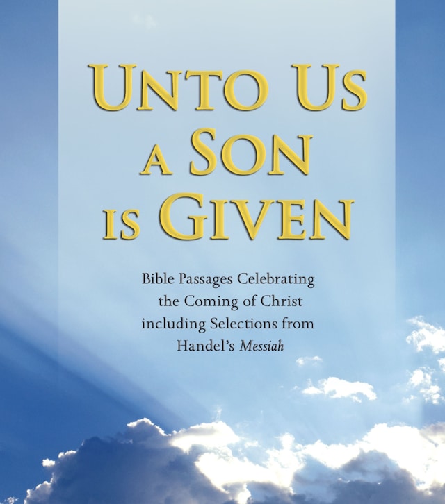 Bogomslag for Unto Us a Son Is Given