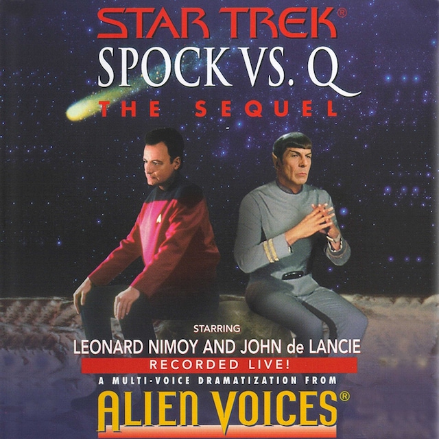Book cover for Star Trek: Spock Vs Q: The Sequel