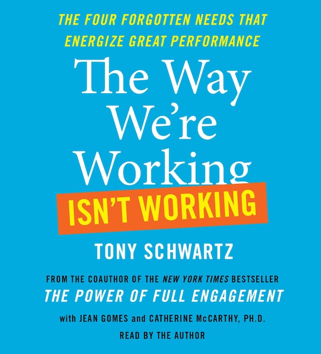 Book cover for The Way We're Working Isn't Working