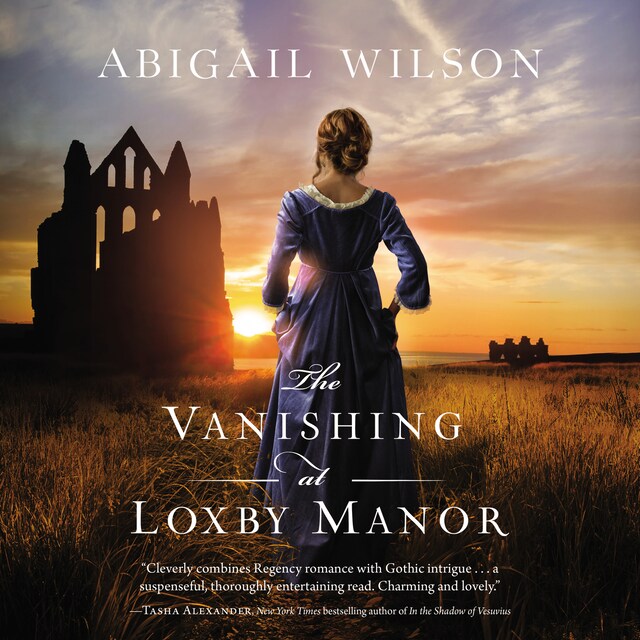 Book cover for A Vanishing at Loxby Manor