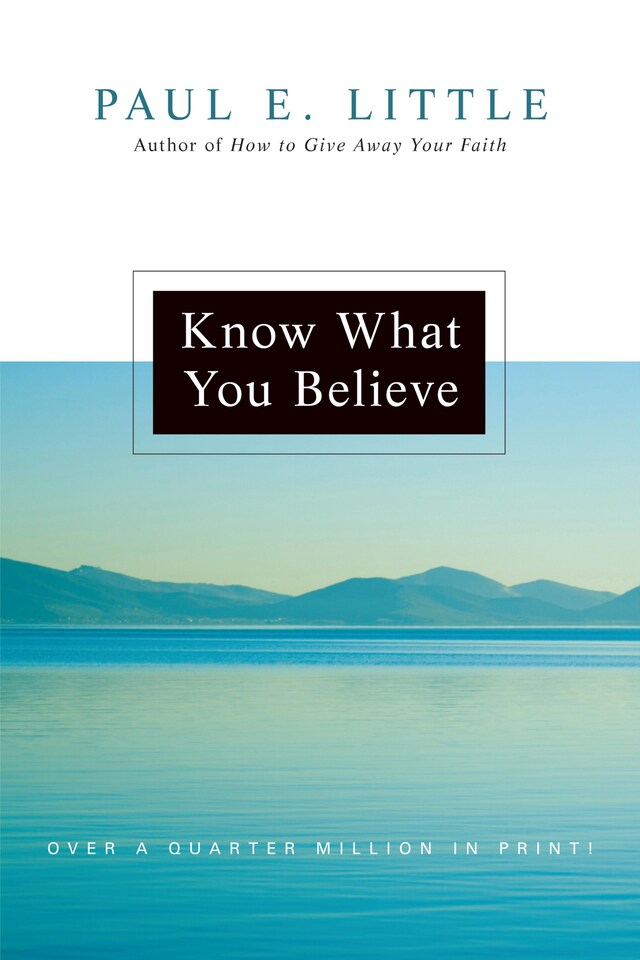 Couverture de livre pour Know What You Believe